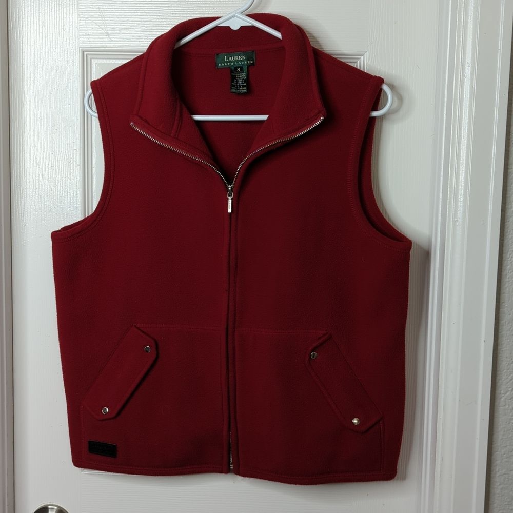 Lauren Ralph Lauren fleece vest Size M